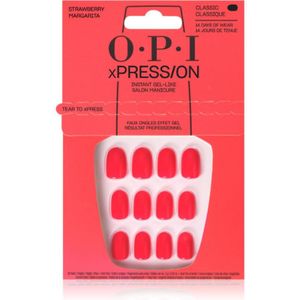 OPI xPRESS/ON Strawberry Margarita Kunstnagels, Light Red, 1 st