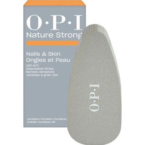 OPI - Dual Sided Foot File Disposable Strips - Nagelverzorging - 80/120 Grit - Navulpak 20 Stk.