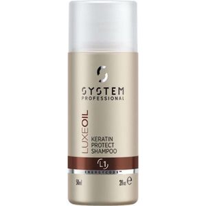 System Professional - LuxeOil Keratin Protect - Shampoo - Transparant - 250ml