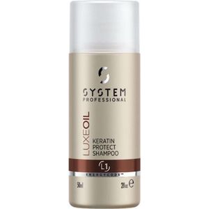 System Professional Lipid Code Fibra Luxe Oil Keratin Protect Shampoo L1