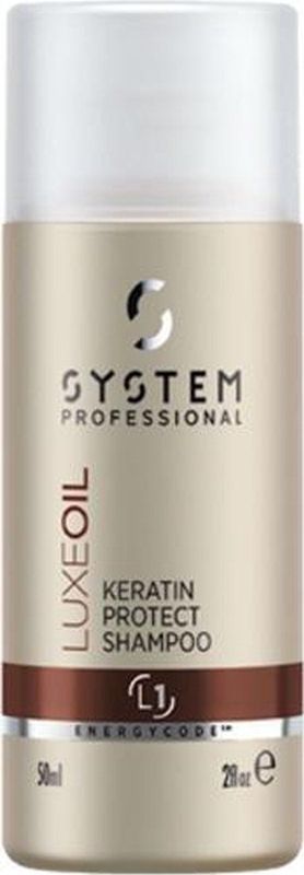 System Professional - LuxeOil Keratin Protect - Shampoo - Transparant - 250ml
