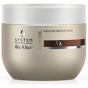 System Professional LuxeOil Keratin Restore Mask 400ml haarmasker