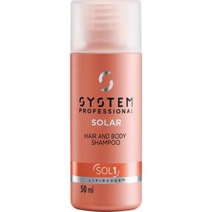 System Professional Solar Hair & Body Shampoo SOL1 50 ml - Normale shampoo vrouwen - Voor Alle haartypes