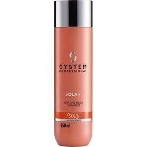 System Professional - Solar Hair & Body Shampoo - 250ml - Hydraterend - Voor Alle Haartypes