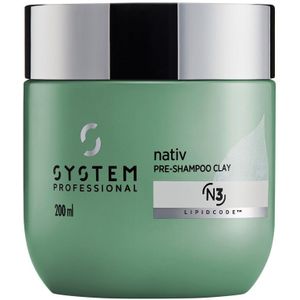 System Professional - Nativ Pre-Shampoo Clay - 200ml - Natuurlijke Ingrediënten
