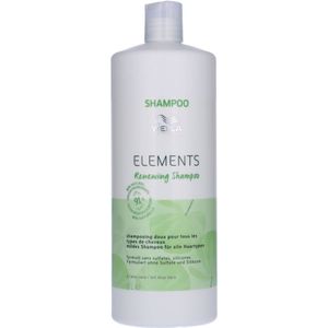 Wella Elements Renewing Shampoo 1000ml - Normale shampoo vrouwen - Voor Alle haartypes
