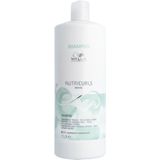 Wella Professionals Nutricurls Shampoo for Waves 1000ML - Normale shampoo vrouwen - Voor Alle haartypes