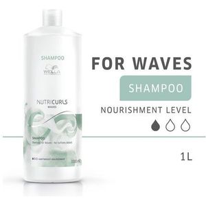 Wella Professionals - Nutricurls Wave Shampoo - Lichtgewicht - Voedend - 300ml