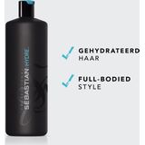 Sebastian Hydre Shampoo-1000 ml - Normale shampoo vrouwen - Voor Alle haartypes