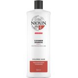 Nioxin Professional System 4 Cleanser 1000ml - Normale shampoo vrouwen - Voor Alle haartypes