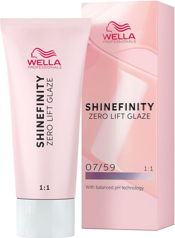 Wella Professionals ShineFinity - Haarverf - 07/59 - 60ml