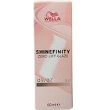 Permanente kleur Wella Shinefinity Nº 09/07 (60 ml)