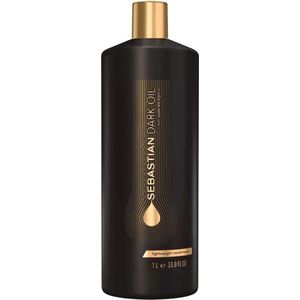 SEBASTIAN PROFESSIONAL DARK OIL – schwereloser Conditioner (1000 ml) – Haarspülung mit Jojoba- und Arganöl für geschmeidiges, voluminöses Haar – entwirrt und pflegt