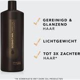 Sebastian Professional Dark Oil Shampoo 1000ml - Normale shampoo vrouwen - Voor Alle haartypes