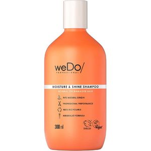 weDo Moisture & Shine Shampoo 300 ML - Normale shampoo vrouwen - Voor Alle haartypes