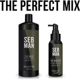 SEB MAN The Boss Thickening Shampoo 1000 ml - Normale shampoo vrouwen - Voor Alle haartypes