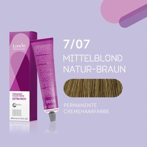 Londa Professional Haarverven & Kleuringen Londacolor Permanente crème-haarverf 7/07 Medium blond natuurlijk bruin