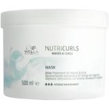 Wella Professionals - NUTRI CURLS - Nutricurls Mask - Haarhersteller voor krullend- of pluizend haar - 500ML.
