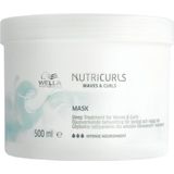 Wella Professionals - NUTRI CURLS - Nutricurls Mask - Haarhersteller voor krullend- of pluizend haar - 500ML.
