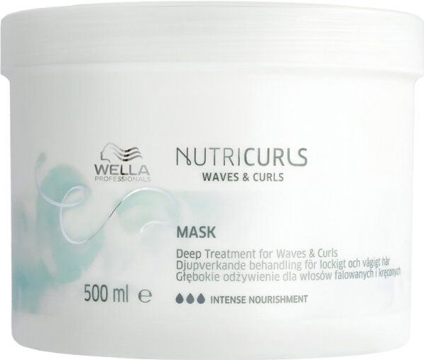 Wella Professionals - NUTRI CURLS - Nutricurls Mask - Haarhersteller voor krullend- of pluizend haar - 500ML.