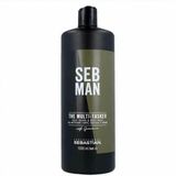 SEB MAN The Multitasker Care 3-in-1 Shampoo 1000ml - Normale shampoo vrouwen - Voor Alle haartypes