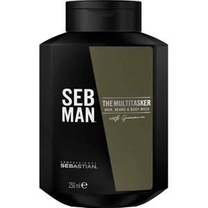 SEB MAN The Multitasker Care 3-in-1 Shampoo 250ml - Normale shampoo vrouwen - Voor Alle haartypes