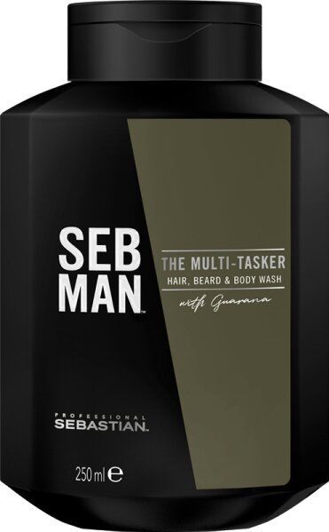 SEB MAN The Multitasker Care 3-in-1 Shampoo 250ml - Normale shampoo vrouwen - Voor Alle haartypes