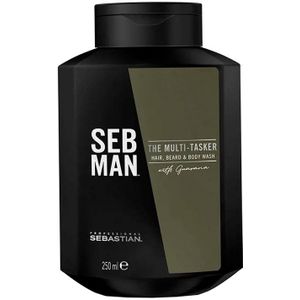 Seb Man 3-in-1 shampoo voor heren, voor haar, baard en lichaam