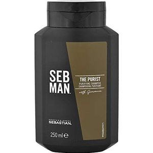 SEB MAN The Purist Purifying Shampoo 250ml - Normale shampoo vrouwen - Voor Alle haartypes