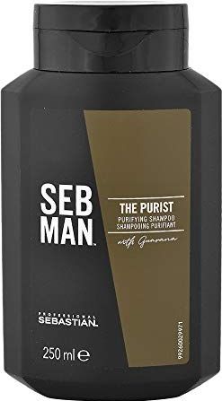 SEB MAN The Purist Purifying Shampoo 250ml - Normale shampoo vrouwen - Voor Alle haartypes