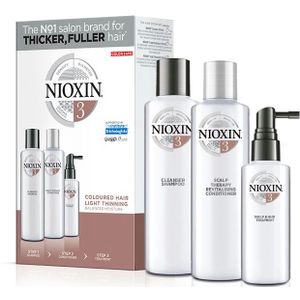 NIOXIN 3-Part System 3 Trial Kit for Coloured Hair with Light Thinning