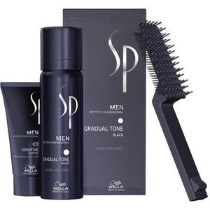 Wella Professionals Men Gradual Tone Black Set 60 ml + 30 ml + 1 st