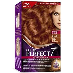 Wella Color Perfect Permanente haarverf voor hydraterend en helder haar, kopertint mahonie