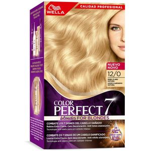 Wella Color Perfect Permanente haarkleur voor hydraterend en helder haar, natuurlijke lichtblonde tint