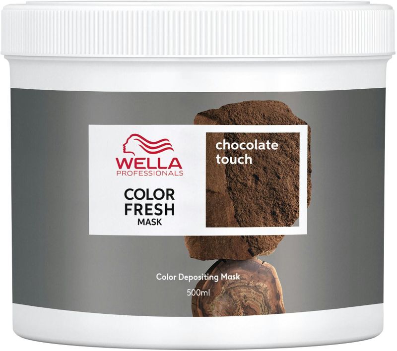 Wella Professionals - Color Fresh Mask - Haarmasker - Chocoladebruin - 500 ml