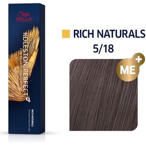 Wella Professionals Koleston Perfect Me+ - Haarverf - 5/18 Rich Naturals - 60ml