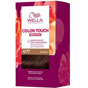 Wella Professionals Color Touch Fresh-Up-Kit Haarkleuring, Nr. - 4/77 Espresso, 130 ml