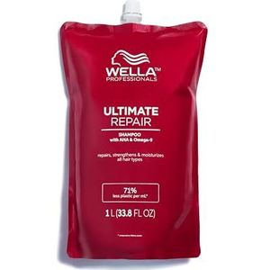 Wella - Ultimate Repair - Shampoo - 1 Liter - Voor Alle Haartypes
