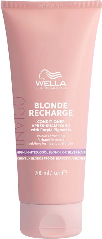 Wella - Invigo Blonde Recharge - Conditioner - 200ml - Violette Pigmenten