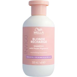 Wella Professionals - Invigo Blonde Recharge - Shampoo - Paars - 300 ml