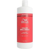 Wella Brilliance Shampoo weerbarstig haar -1000 ml - Normale shampoo vrouwen - Voor Alle haartypes