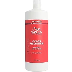 Wella Brilliance Shampoo weerbarstig haar -1000 ml - Normale shampoo vrouwen - Voor Alle haartypes