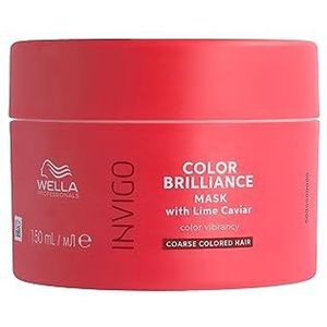 Wella Professionals - INVIGO BRILLIANCE - Brilliance Mask Coarse - Haarmasker voor gekleurd haar - 150ML.