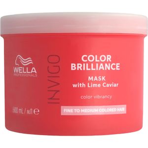 Wella Professionals - Invigo Color Brilliance - Haarmasker - 500 ml - Voor Fijn Gekleurd Haar
