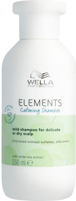 Wella Elements Calming Shampoo 250 ml - Normale shampoo vrouwen - Voor Alle haartypes