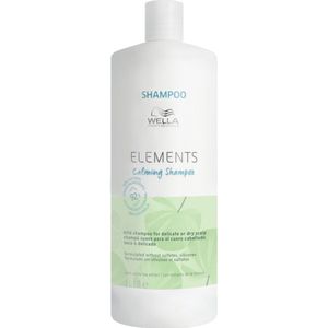 Wella Elements Calming Shampoo 1000 ml - Normale shampoo vrouwen - Voor Alle haartypes