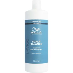 Wella Invigo Balance Aqua Pure Reinigende shampoo 1000 ml - Normale shampoo vrouwen - Voor Alle haartypes