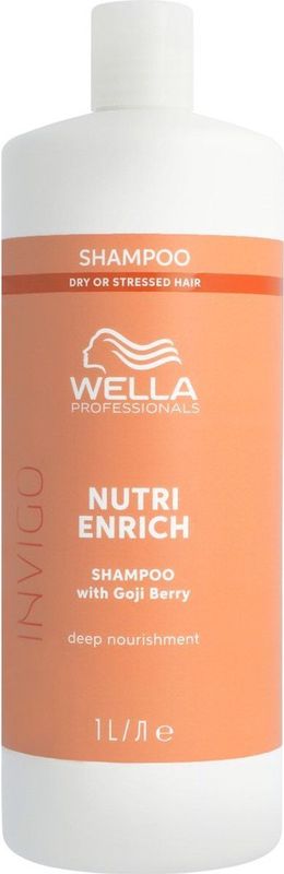 Wella - Invigo Nutri-Enrich - Shampoo - 1000ml - Voedende Formule