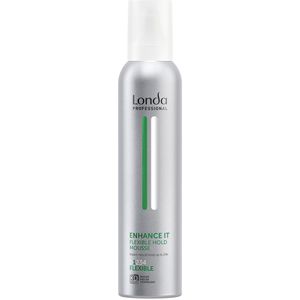 Londa Professional Enhance it Flexible Hold Mousse Haarschuim voor Volume 200 ml