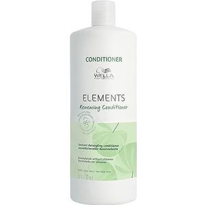 Wella Professionals Elements Renewing Conditioner Conditioner met natuurlijke ingrediënten voor droog haar en gevoelige hoofdhuid, herstelt, beschermt en voorkomt kroezen, 1 l